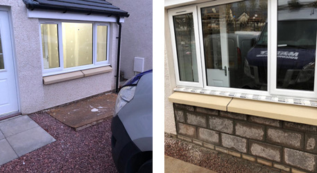 Garage conversion in Helensburgh